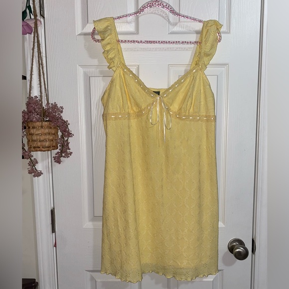 wild fable Dresses & Skirts - Yellow Lace Dress Wild Fable